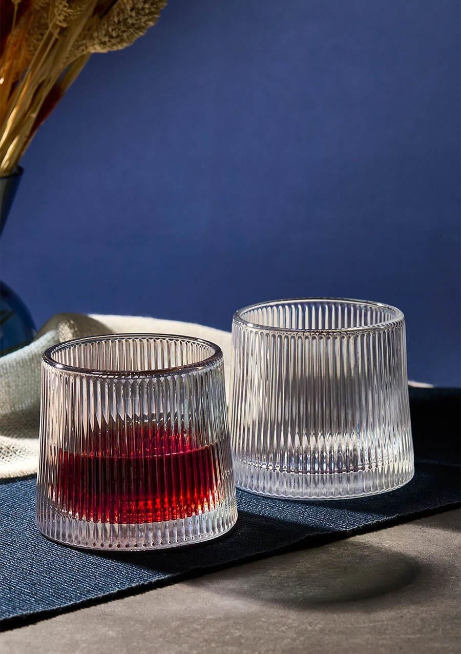 JAPAN Luster Kaplama Cam Bardak - 2li Set, 160ml