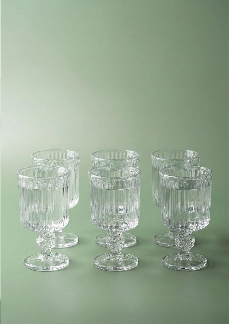 Kahve Yanı Cam Su Bardağı - 6lı Takım, 65 ML