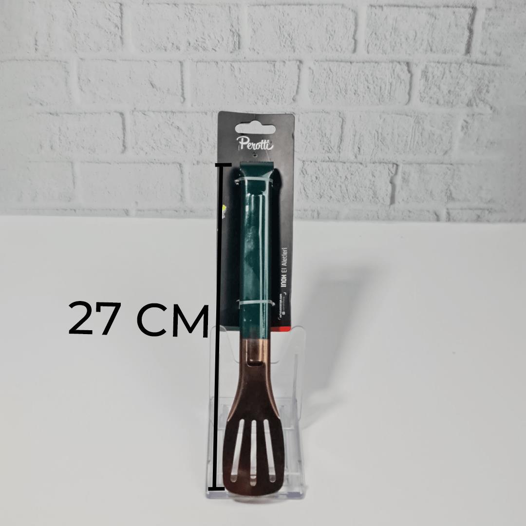 Hometarz Lüx Gold Metal Maşa Barbekü Mangal Izgara Maşası