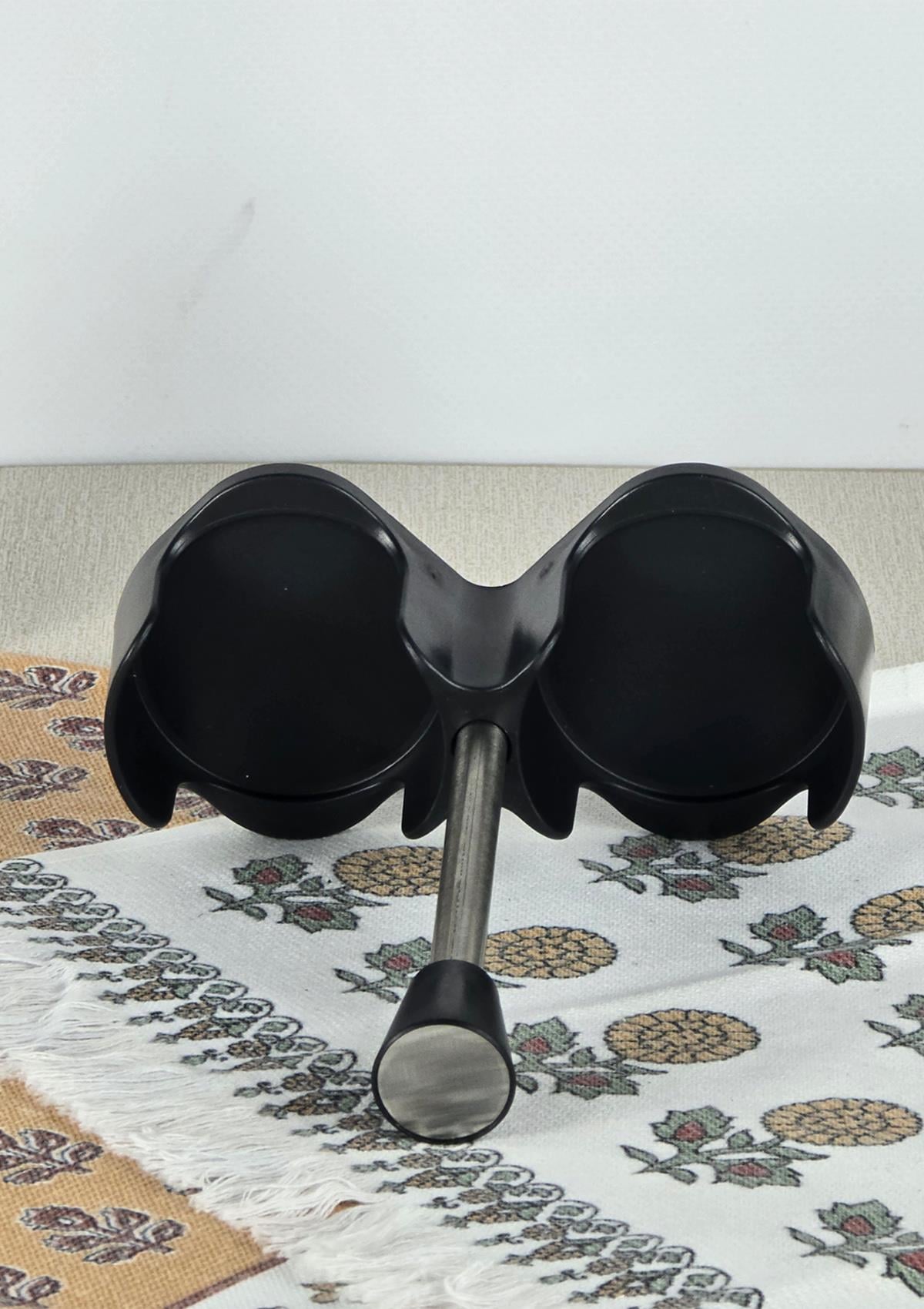 Paslanmaz Çelik Korumalı Tuzluk Seti - Stantlı 2li Tuzluk Takımı - 125 ML