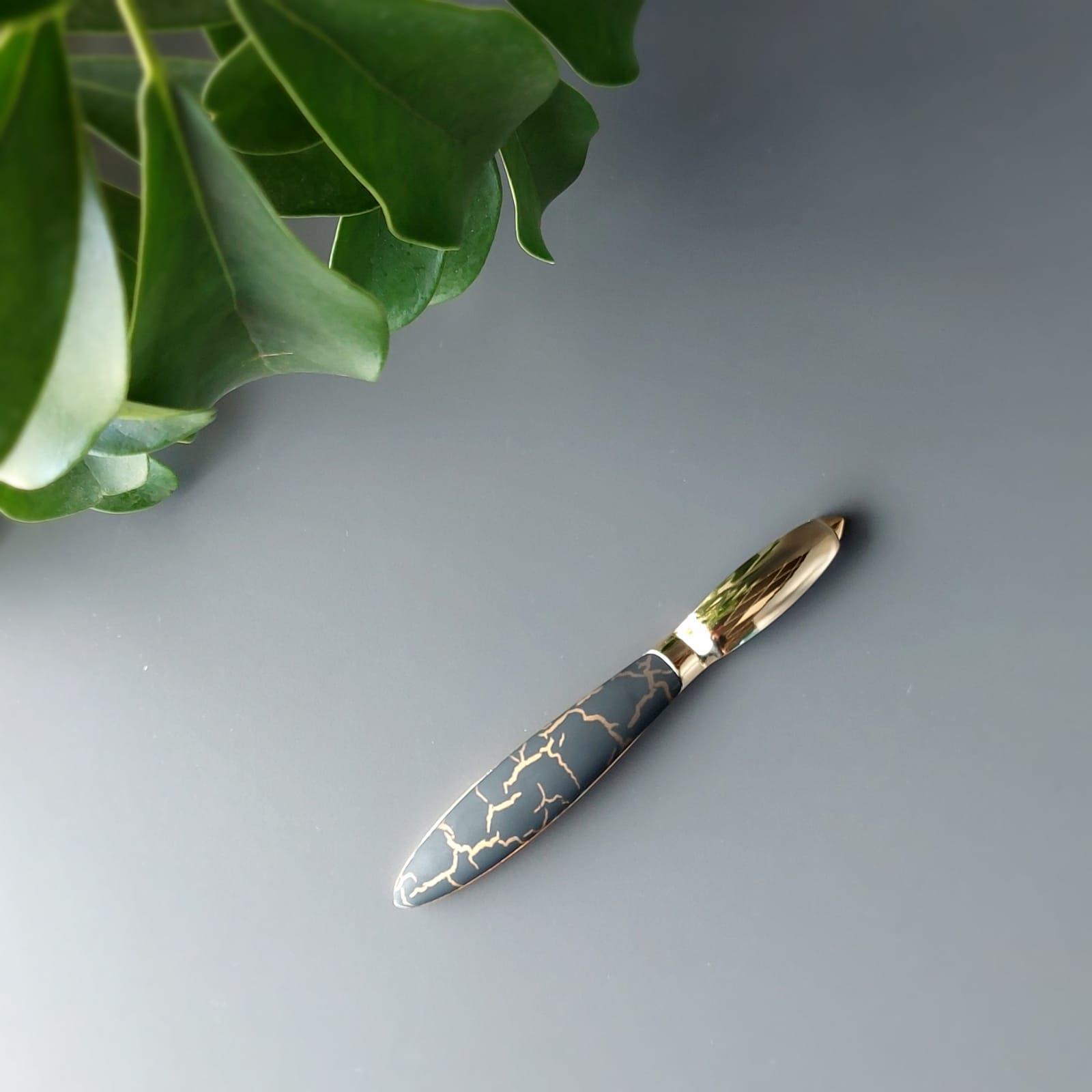 Hometarz Mermer Desenli Modern Gold Meyve Soyacak Çift Yönlü 