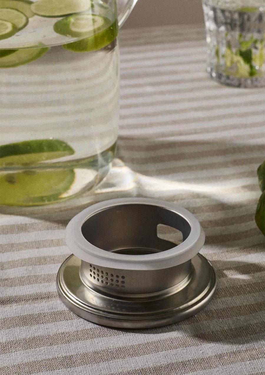 Savio Berrak Cam Filtreli Kapak Borosilikat Sürahi 2250ml