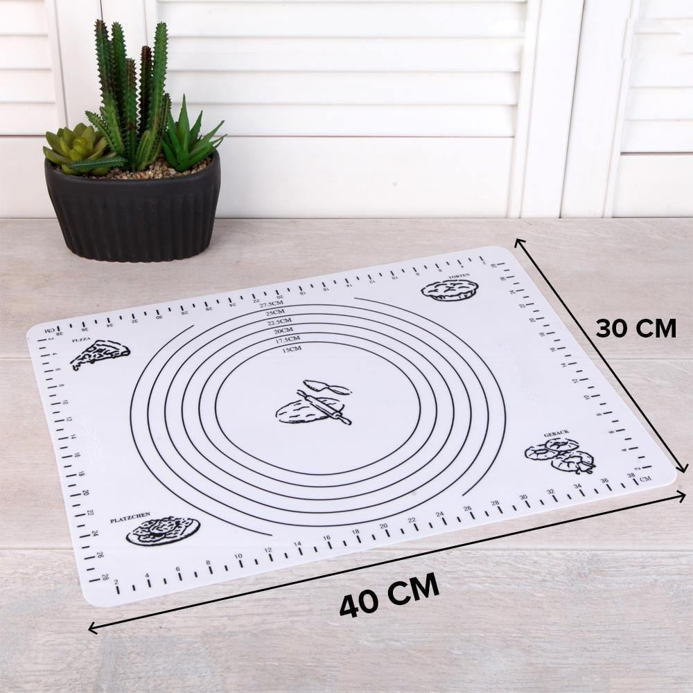 Hometarz Silikon Pizza Hamuru Açma Matı Detaylı Ölçülü 30x40 