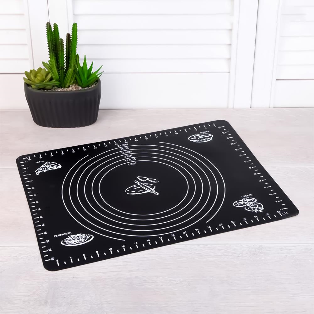 Hometarz Silikon Pizza Hamuru Açma Matı Detaylı Ölçülü 30x40 