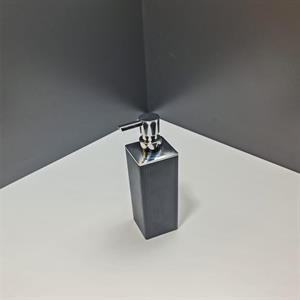 Liza Sıvı Sabunluk Mutfak Banyo Lavabo Çizgili Sabunluk Kare