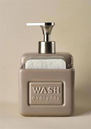 Ashton Taupe Porselen Sıvı Sabunluk 500 ml