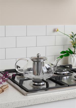 Corbeen Cam Demlik Çay Bitki Demliği 1 Litre