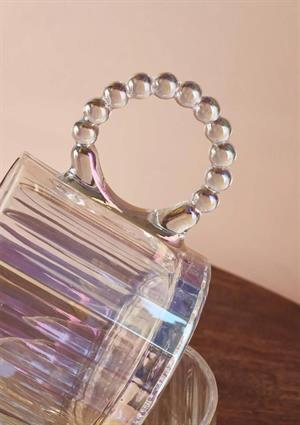 Ringo Luster 2li Cam Kupa Seti - Boncuklu Kulp 2x325 ML