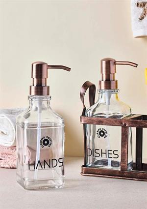 Rame Sıvı Sabunluk Seti - Retro Görünümlü - 2x500 ML
