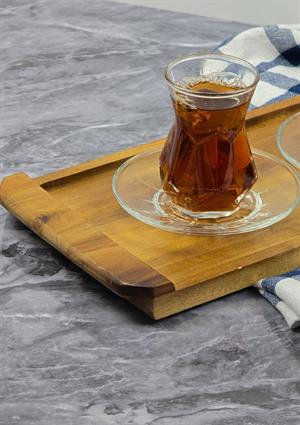 Akasya Sunum Tepsisi - Uzun Sunum Tabağı - 47x17 CM