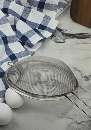 Paslanmaz Mutfak Süzgeç - Sebze Makarna Süzgeci - 18 CM