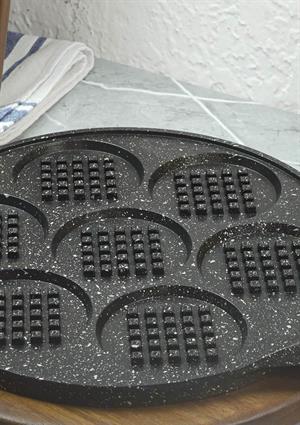 Waffle Tavası - Döküm Pankek Tavası - 27 CM