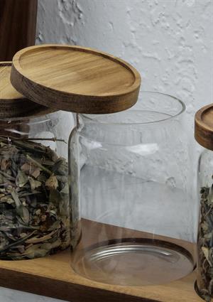 Akasya 3lü Kavanoz Seti - Cam Kavanoz Takımı - 3x600 ML