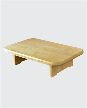 Bambu Kesim Tahtası - Ayaklı Kesme Tahtası - Dikdörtgen