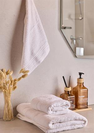 Towy White 100% Pamuk 3lü Banyo Havlusu Seti