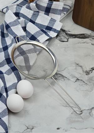 Paslanmaz Mutfak Süzgeç - Sebze Makarna Süzgeci - 14 CM