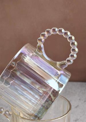 Ringo Luster 2li Cam Kupa Seti - Boncuklu Kulp 2x325 ML