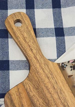 Akasya Kesme Tahtası - Dikdörtgen Kesim Tahtası - 40 CM