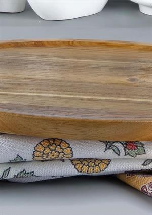 Akasya Sunumluk - Döner Stantlı Makyaj Organizeri - Pasta Sunumluğu, Kavanoz Standı - 30 CM