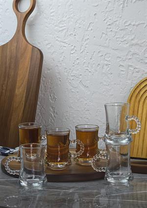 Pearl Çay Seti - 6lı Çay Bardağı Takımı - 6 Parça, 180 ML