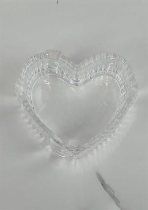 Suriyana Cam Magnolya Kasesi - Kalp Şekilli 6lı Cam Kase Seti - 130 ML