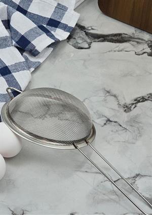 Paslanmaz Mutfak Süzgeç - Sebze Makarna Süzgeci - 14 CM