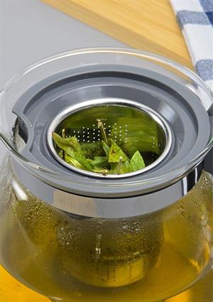 Çay Makinesi Uyumlu Cam Demlik - Süzgeçli Demlik 1100ML