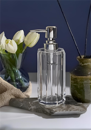 Akrilik Sıvı Sabunluk - Düşmeye Dayanıklı Banyo, Mutfak Sıvı Sabunluğu - 200 ML