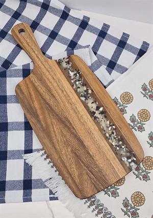 Akasya Kesme Tahtası - Dikdörtgen Kesim Tahtası - 40 CM