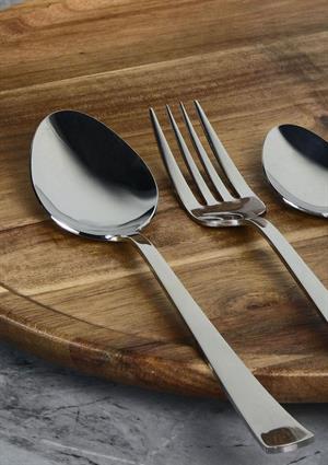 Milas Çatal Kaşık Seti - 30 Parça Çatal Kaşık Takımı - 18/10 Paslanmaz Çelik