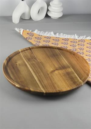 Akasya Sunumluk - Döner Stantlı Makyaj Organizeri - Pasta Sunumluğu, Kavanoz Standı - 30 CM