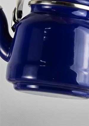 Alev Vintage Demlik - Emaye Çaydanlık, Kettle - 1 Litre, Lacivert