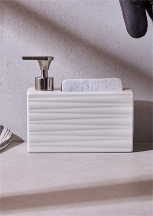 ASH Beige 750 ml Porselen Mutfak Sıvı Sabunluk