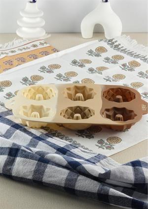 Silikon Kek Kalıbı - Origami 6lı Kurabiye Kalıbı - Isıya Dayanıklı