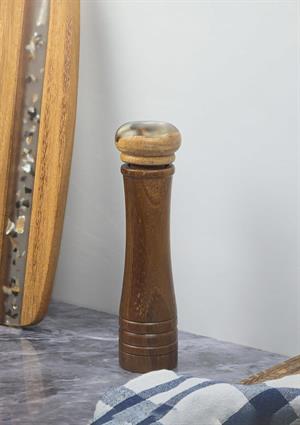 Akasya Baharat Öğütücü - Değirmenli Tuzluk - 20 CM