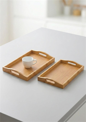 Bambu Tepsi Takımı - 2 Parça