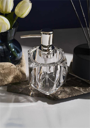 Akrilik Sıvı Sabunluk - Düşmeye Dayanıklı Banyo, Mutfak Sıvı Sabunluğu - 250 ML