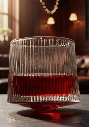 JAPAN Style Dönerli Cam Bardak - 1 Adet, 150 ML