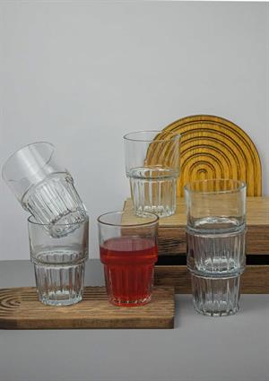 Twinkle Cam Su Bardağı Seti - 6lı Bardak Takımı - 6 Parça, 325 ML