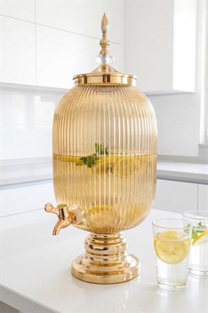 Cam Sebil - Yağlık, Şerbetlik, Sürahi - 6 Litre, 50 CM-7