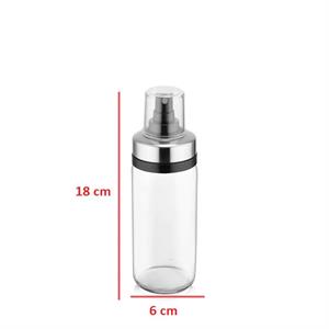 Cam Yağ Spreyi Yağ Püskürtücü Metal Sprey Yağlık Şişe 244 ML