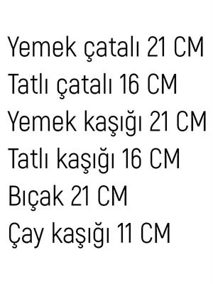 Çatal Kaşık Bıçak Seti 36 Parça Vizyon Gold Servis Takımı 