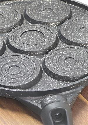 Waffle Tavası - Döküm Pankek Tavası - 27 CM