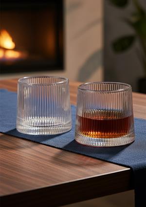 JAPAN Luster Kaplama Cam Bardak - 2li Set, 160ml