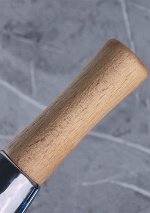 Ahşap Saplı Çelik Rende - Paslanmaz Mutfak Rendesi - Üçgen, 28 CM