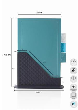Forest 4 Parça Standlı Kesme Tahtası Seti