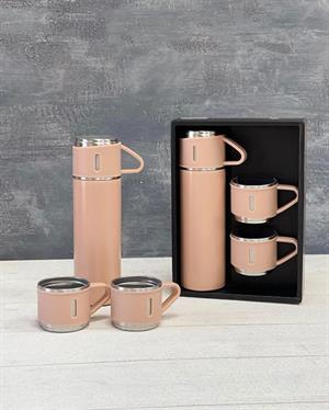 Kamp Termosu - Termos Seti  - 500 ML - 3 Adet Bardak