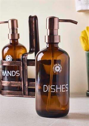 Rame Amber Sıvı Sabunluk Seti - 2x500 ML