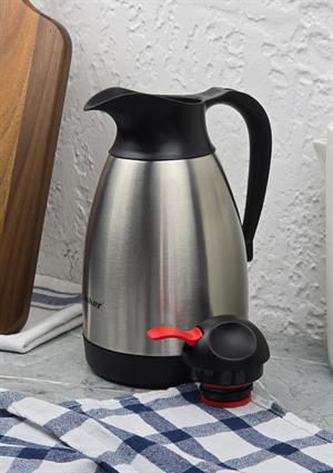 Çelik İçecek Termos - Çift Katlı Çay Termosu - 1.5 Litre