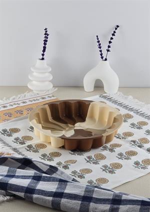 Silikon Kek Kalıbı - Papatya Desenli Kalıp - Isıya Dayanıklı, 1 Litre